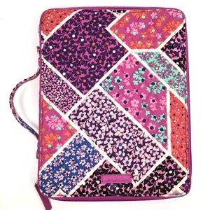 Vera Bradley portfolio/tablet holder in Modern Melody bright pink & purple